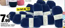 Bazarland Celia's le lot de 10 pelotes de laine offre