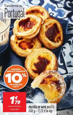 Netto Pastéis de nata x4 offre