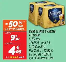 Netto Bière blonde d'abbaye affligem offre