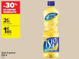 Carrefour Contact Huile 4 graines isio 4 offre