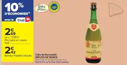 Carrefour Contact Cidre de normandie reflets de france offre