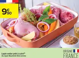 Carrefour Contact Lapin entier prêt à cuire offre