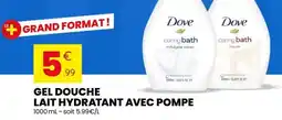 Stokomani Dove - gel douche lait hydratant avec pompe offre