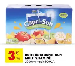 Stokomani Capri sun - boite de 10 capri-sun offre