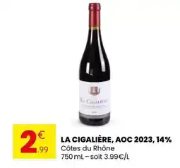 Stokomani Aoc - la cigaliere, aoc 2023, 14% offre