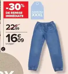 Carrefour Drive Le jogger offre