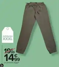 Carrefour Drive Pantalon jogger offre