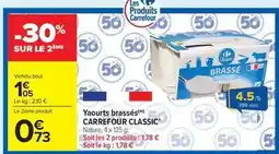 Carrefour Market Carrefour - yaourts brassés classic offre