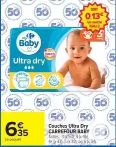 Carrefour Market Carrefour - couches ultra dry offre