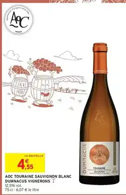 Intermarché Hyper Aoc - aoc touraine sauvignon blanc offre