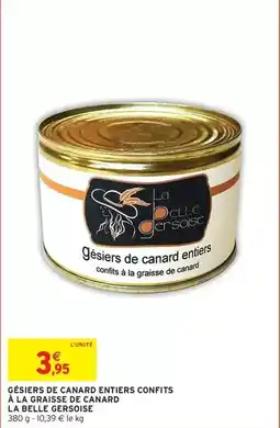 Intermarché Hyper Canard - gésiers de entiers confits à la graisse de offre