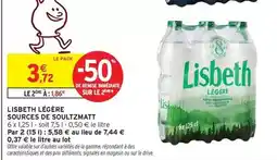 Intermarché Hyper Lisbeth - légère sources de soutzmatt offre