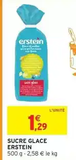 Intermarché Hyper Erstein - sucre glace offre
