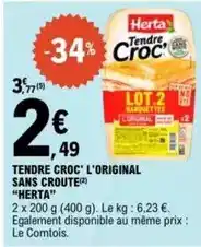 Intermarché Hyper Signal - crêpes au froment p'tit déj offre