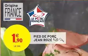 Jean rosé - pied de porc