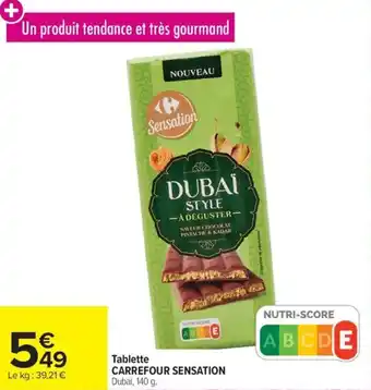 Tablette carrefour sensation