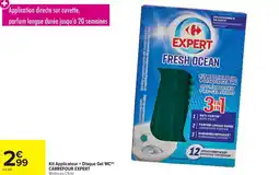 Carrefour Kit applicateur + disque gel wccarrefour expert offre