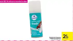 Carrefour Désodorisant chaussures carrefour essential offre