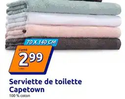 Action Serviette de toilette capetown offre
