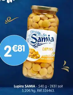 b&m Samia lupins offre