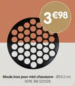 b&m Moule inox pour mini-chaussons offre