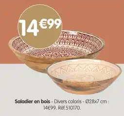 b&m Saladier en bois offre