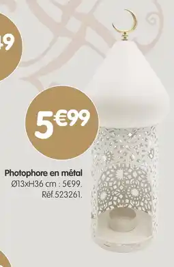 b&m Photophore en métal offre