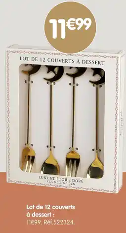 b&m Lot de 12 couverts à dessert offre