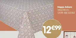 b&m Nappe ankara offre