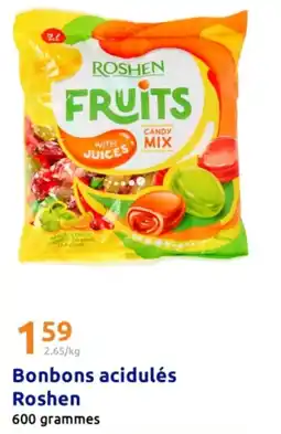 Action Bonbons acidulés roshen offre