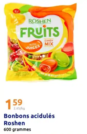 Action Bonbons acidulés roshen offre