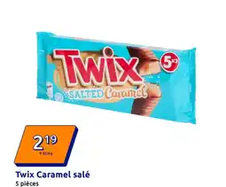 Action Twix Caramel salé offre