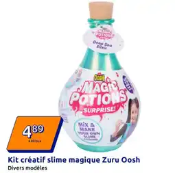 Action Kit créatif slime magique zuru oosh offre