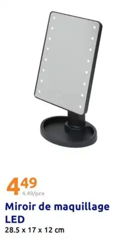 Action Miroir de maquillage led offre