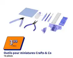 Action Outils pour miniatures crafts & co offre