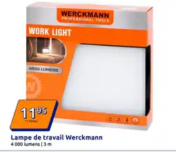 Action Lampe de travail werckmann offre