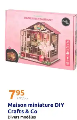 Action Maison miniature diy crafts & co offre