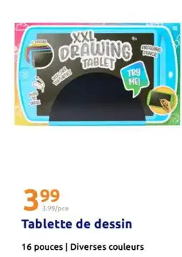 Action Tablette de dessin offre