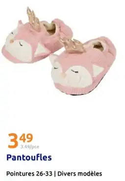 Action Pantoufles offre