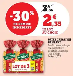 Bi1 Pates creatives panzani offre