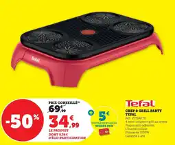 Bi1 Crep & grill party tefal offre
