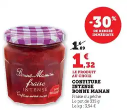 Bi1 Confiture intense bonne maman offre