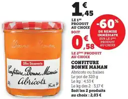 Bi1 Confiture bonne maman offre