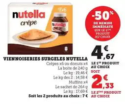 Bi1 Viennoiseries surgeles nutella offre