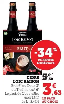 Bi1 Cidre loic raison offre