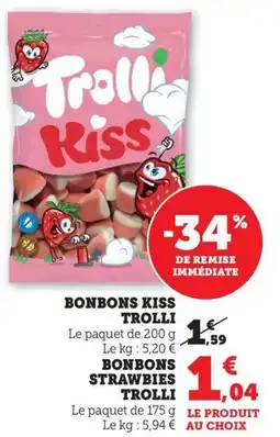 Bi1 Bonbons kiss trolli offre