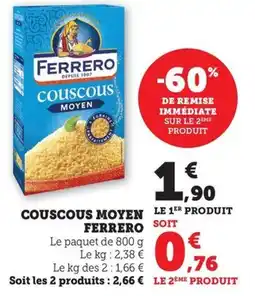 Bi1 Couscous moyen ferrero offre