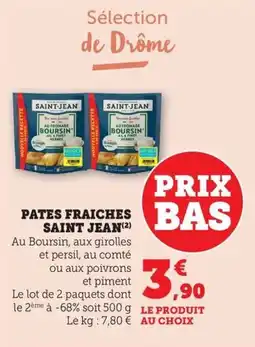 Bi1 Pates fraiches saint jean offre