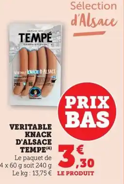 Bi1 Veritable knack d'alsace tempe offre