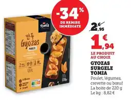 Bi1 Gyozas surgele yomia offre